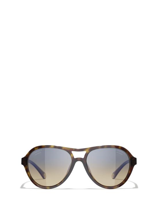 26FW 샤넬 선글라스 CH5552U C714W1 DARK HAVANA