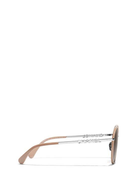 26FW 샤넬 선글라스 CH4282 C261 3 SILVER - CHANEL