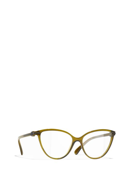 26FW 샤넬 안경 CH3457 1742 KHAKI - CHANEL