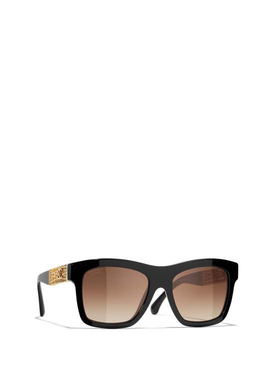 26FW 샤넬 선글라스 CH5533 C622S9 BLACK - CHANEL