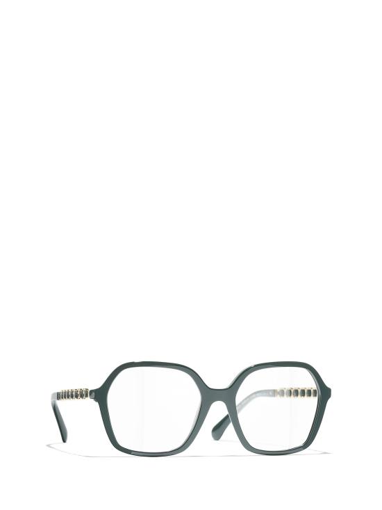 26FW 샤넬 안경 CH3489Q 1459 GREEN VENDOME - CHANEL