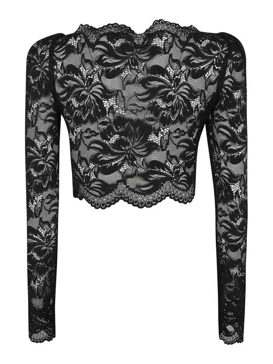 25FW 파코라반 긴팔 티셔츠 24AJTO845PA0170P001 Black - PACO RABANNE