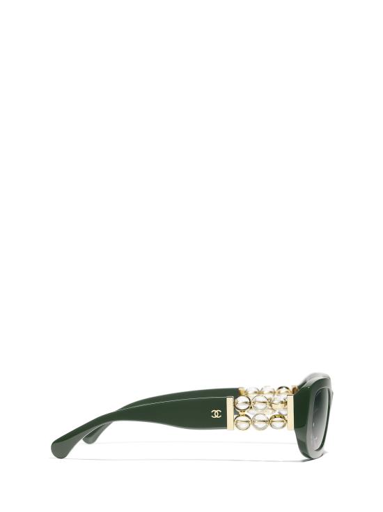 26FW 샤넬 선글라스 CH5542 1791S3 GREEN - CHANEL