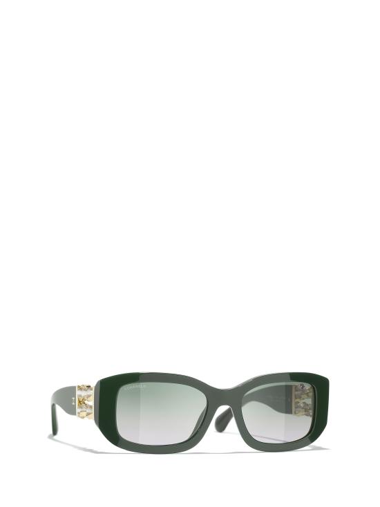 26FW 샤넬 선글라스 CH5542 1791S3 GREEN - CHANEL