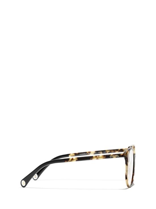 26FW 샤넬 안경 CH3432 1770 HAVANA YELLOW SPOTTED - CHANEL
