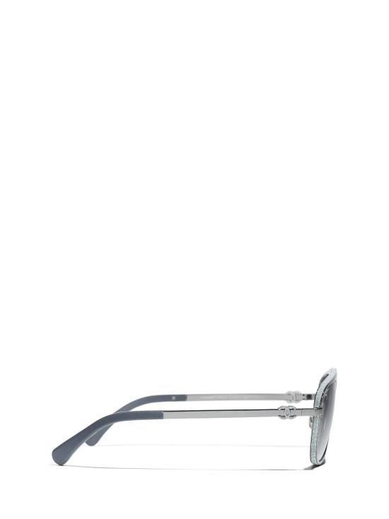 26FW 샤넬 선글라스 CH4290Q C10887 RUTHENIUM - CHANEL