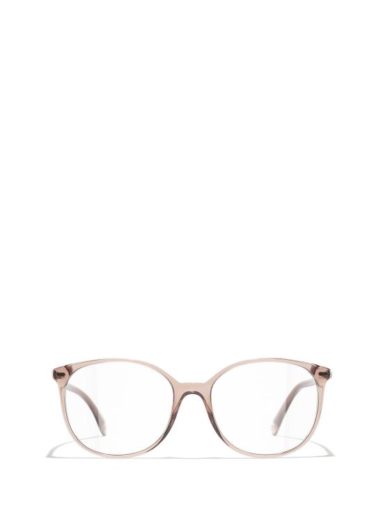 26FW 샤넬 안경 CH3432 1709 TRANSPARENT BROWN