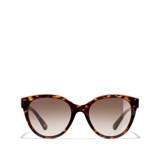 26FW 샤넬 선글라스 CH5414 1682S9 DARK TORTOISE BEIGE