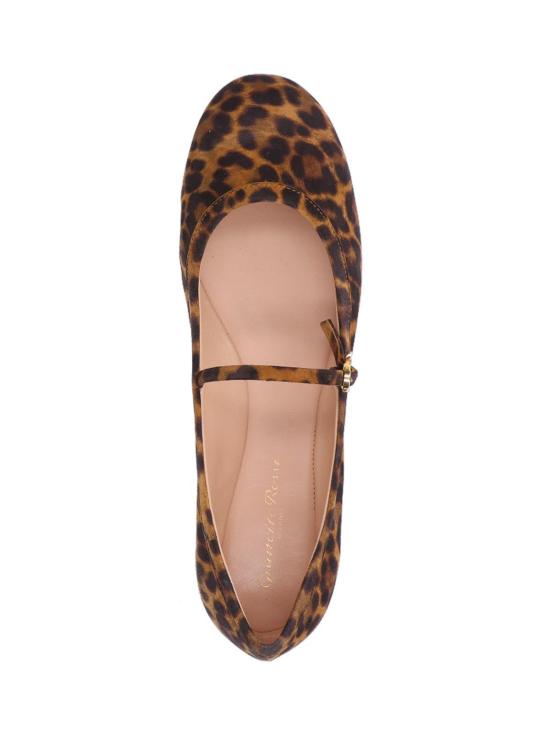 26SS 지안비토로시 플랫 슈즈 G2222305GOMCMDALLP Animal Print - GIANVITO ROSSI