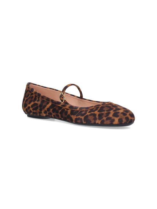 26SS 지안비토로시 플랫 슈즈 G2222305GOMCMDALLP Animal Print - GIANVITO ROSSI