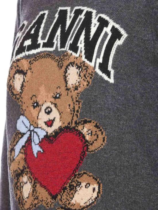 25SS 가니 탑 K2370084 Grey - GANNI