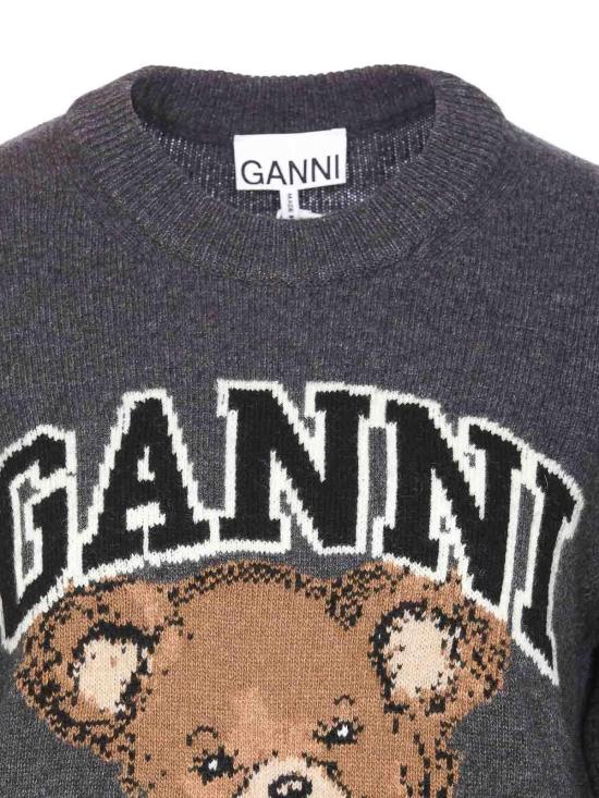 25SS 가니 탑 K2370084 Grey - GANNI