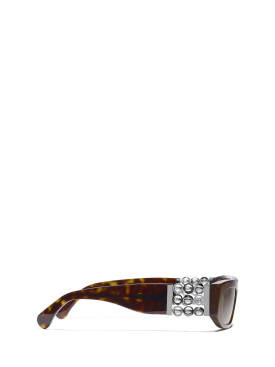 26FW 샤넬 선글라스 CH5544 C714S9 DARK HAVANA - CHANEL