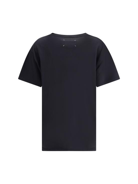 25FW 마르지엘라 반팔 티셔츠 S29GC0307S24575 973 BLACK - MAISON MARGIELA