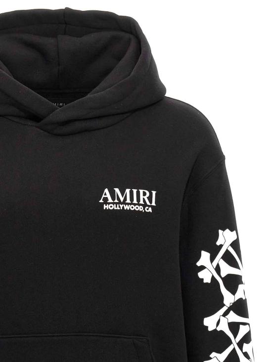 25FW 아미리 후드 티셔츠 AMJYHD1051BLACK Black - AMIRI