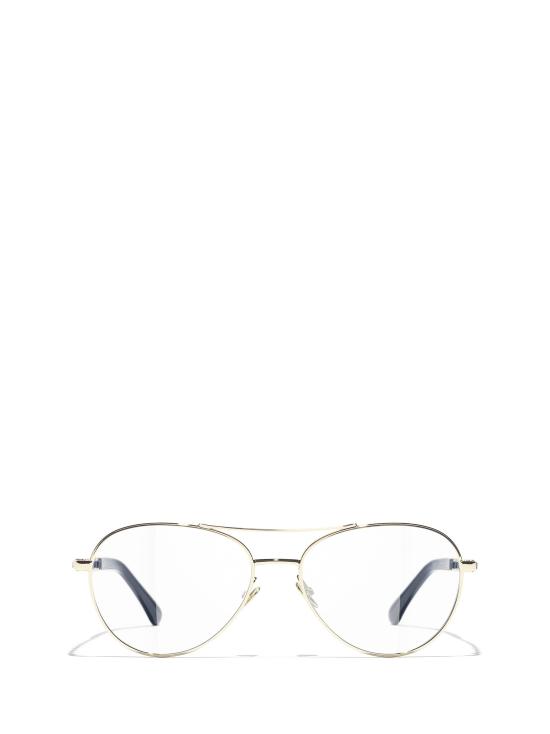 26FW 샤넬 안경 CH2224Q C443 PALE GOLD