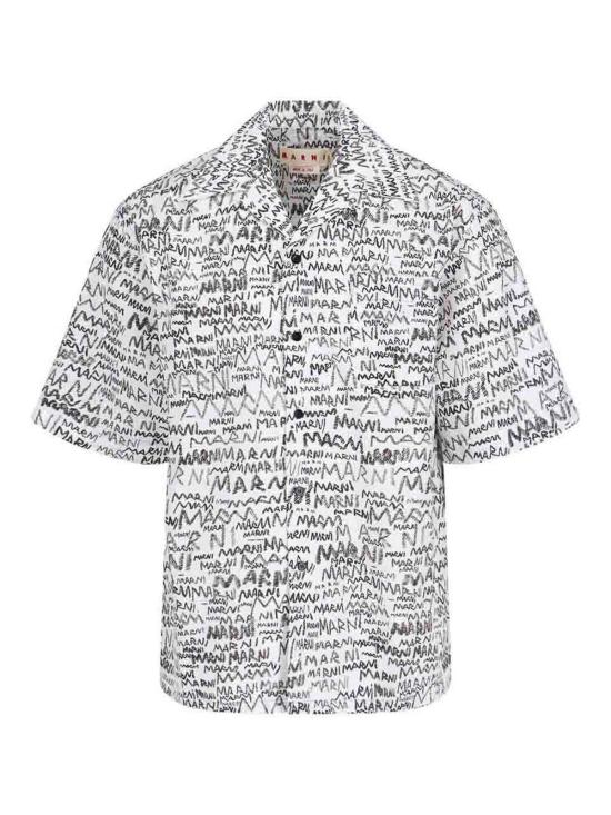  마르니 반팔 셔츠 CUMU0213A5UTC464MPW01 White