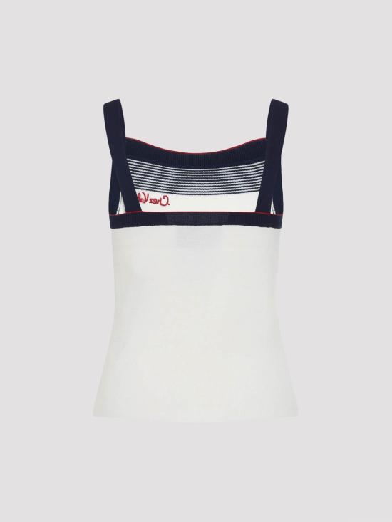 25FW 발렌티노 가라바니 민소매 티셔츠 7B3KM06A9GQDWL Dark Blue - VALENTINO GARAVANI