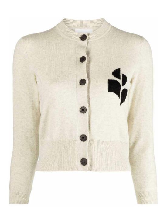 25SS 이자벨마랑에뚜왈 뉴턴 코튼 가디건 CA0040FAA1X05E02LY Light Grey