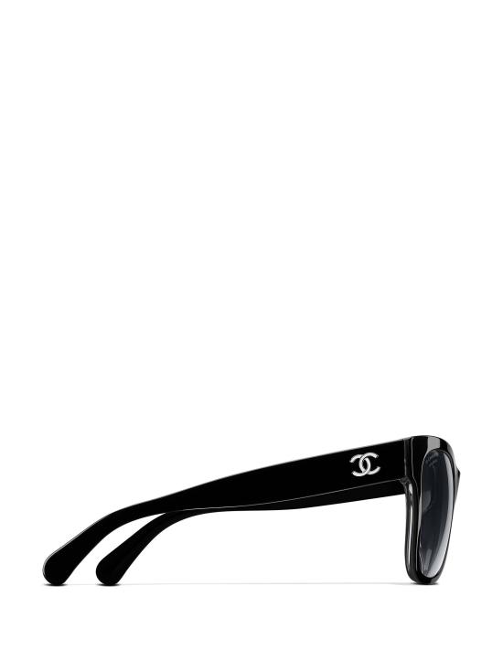 26FW 샤넬 선글라스 CH5380 C501S8 BLACK - CHANEL