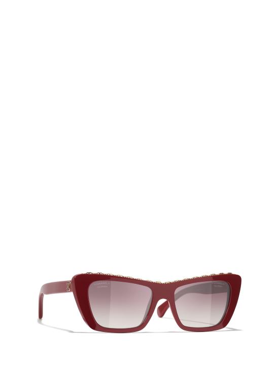 26FW 샤넬 선글라스 CH5540 1792K5 BROWNY RED - CHANEL