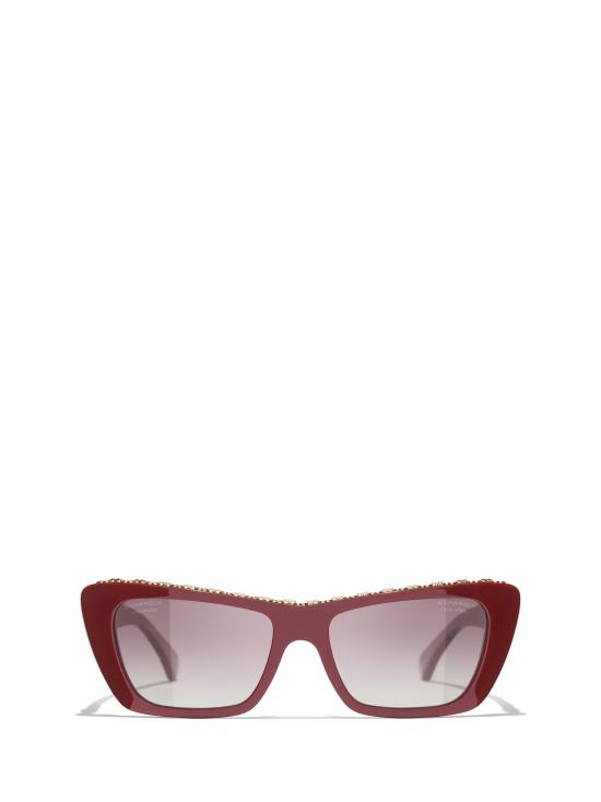 26FW 샤넬 선글라스 CH5540 1792K5 BROWNY RED