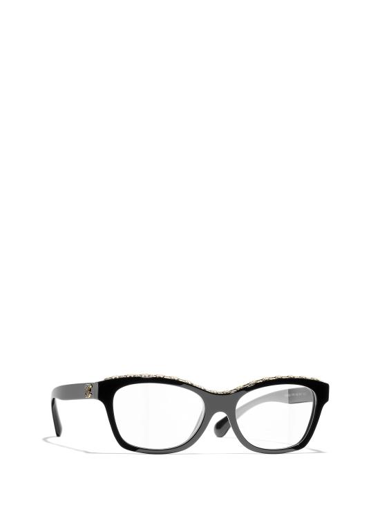 26FW 샤넬 안경 CH3482 C622 BLACK - CHANEL