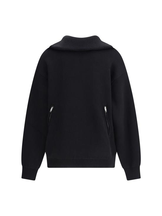 25FW 발렌시아가 스웨터 848840T3421 1000 BLACK - BALENCIAGA