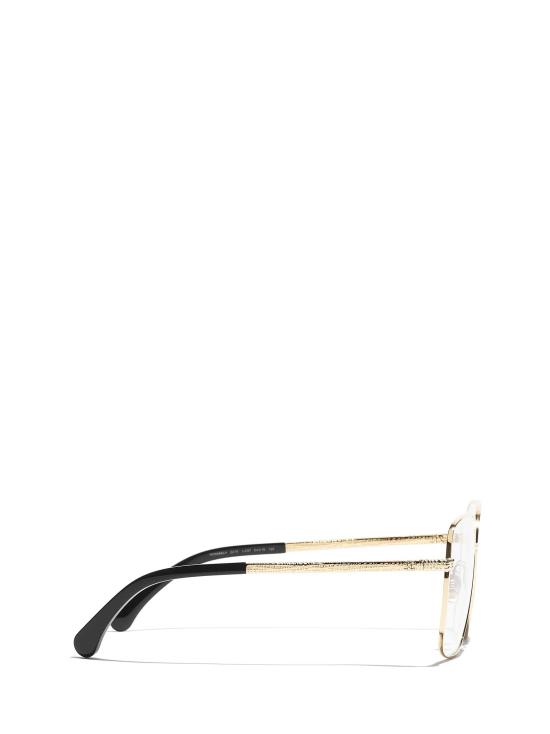 26FW 샤넬 안경 CH2216 C437 PALE GOLD - CHANEL