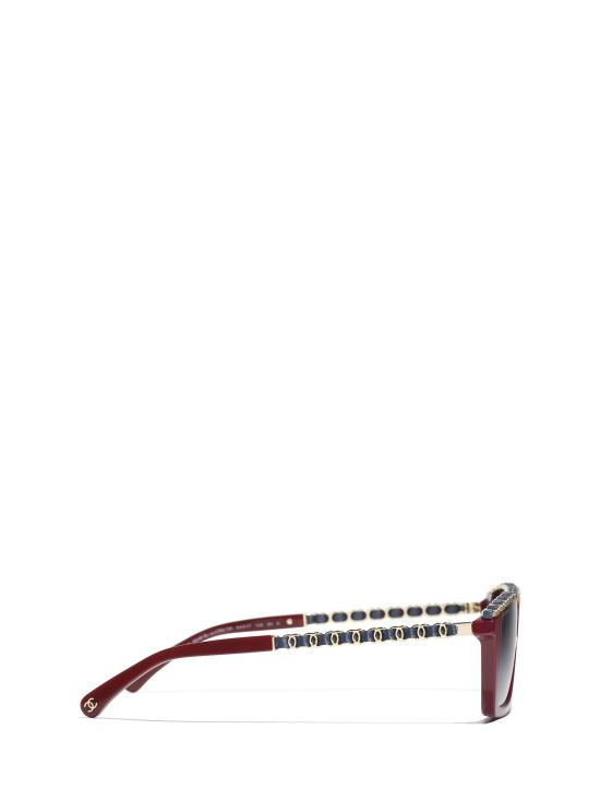26FW 샤넬 선글라스 CH5548Q 1792S6 BURGUNDY - CHANEL