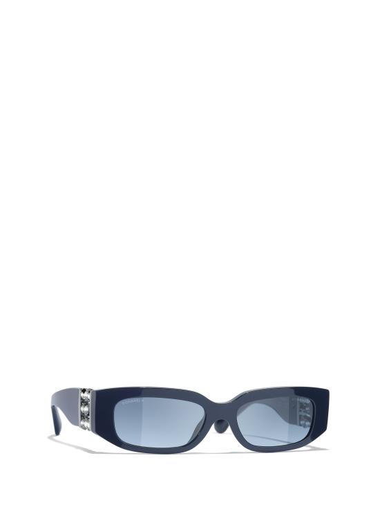 26FW 샤넬 선글라스 CH5544 1462S2 DARK BLUE - CHANEL