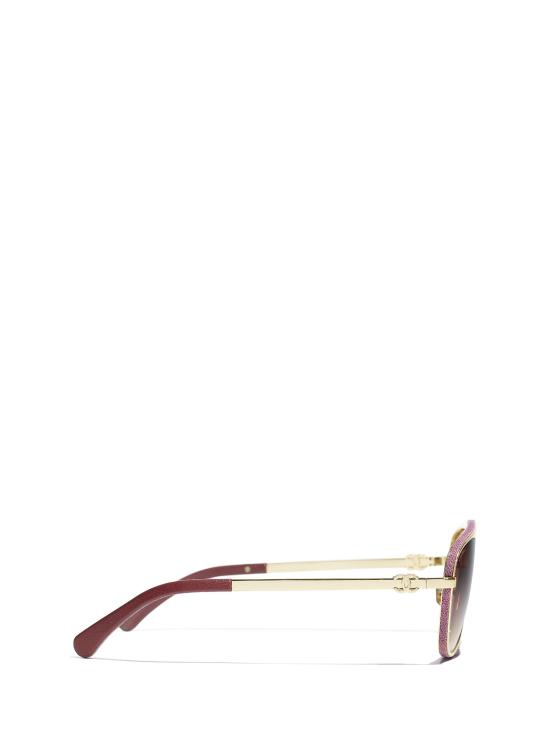 26FW 샤넬 선글라스 CH4290Q C41814 PALE GOLD - CHANEL
