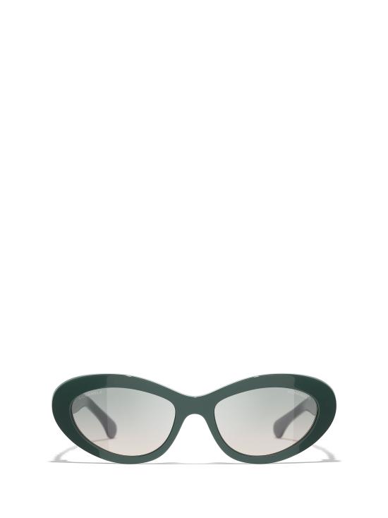 26FW 샤넬 선글라스 CH5538Q 1459S3 GREEN VENDOME