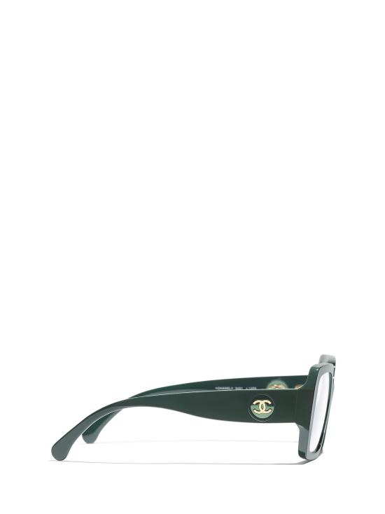 26FW 샤넬 안경 CH3491 1459 GREEN VENDOME - CHANEL
