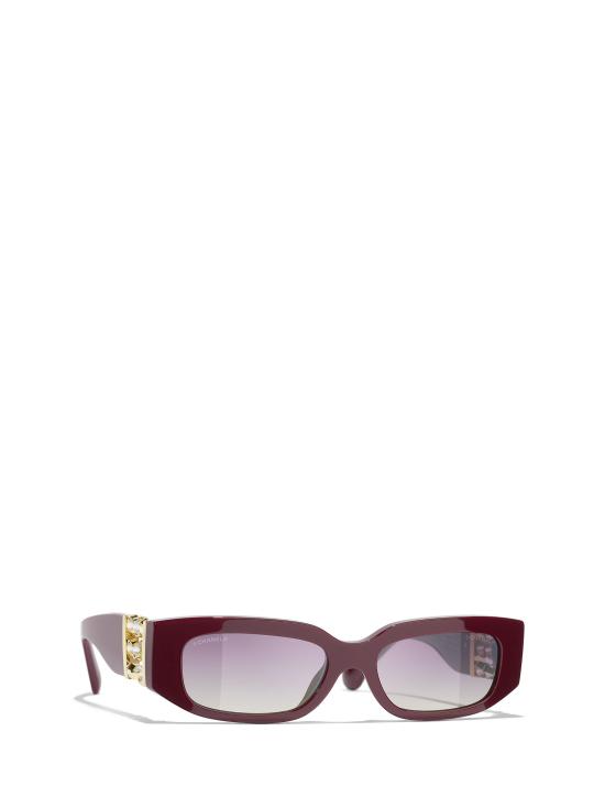 26FW 샤넬 선글라스 CH5544 1802S1 BURGUNDY - CHANEL