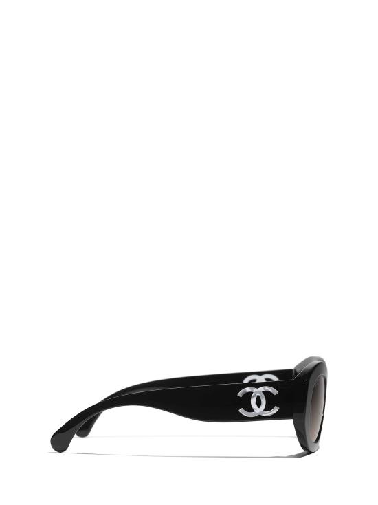 26FW 샤넬 선글라스 CH5528 C501W1 BLACK - CHANEL