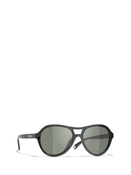 26FW 샤넬 선글라스 CH5552U 1810B1 DARK GREY MARBLE - CHANEL
