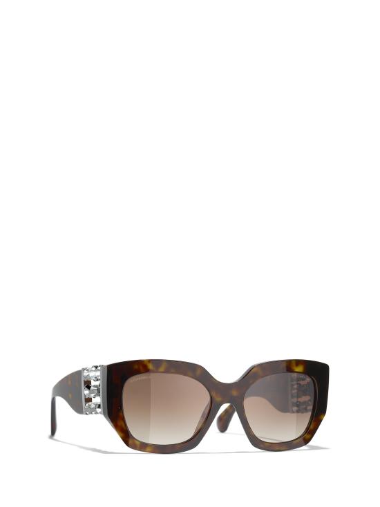 26FW 샤넬 선글라스 CH5545 C714S5 DARK HAVANA - CHANEL