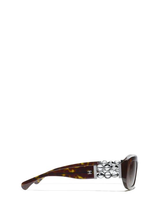 26FW 샤넬 선글라스 CH5542 C714S9 DARK HAVANA - CHANEL
