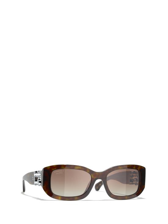 26FW 샤넬 선글라스 CH5542 C714S9 DARK HAVANA - CHANEL