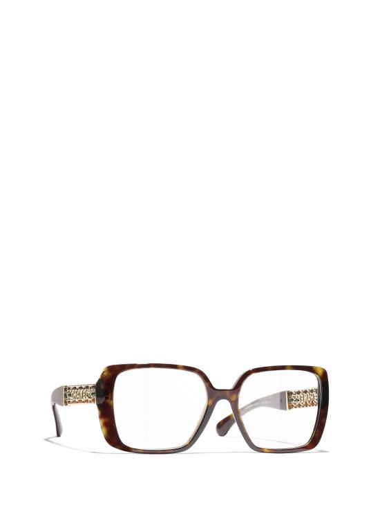 26FW 샤넬 안경 CH3486Q C714 DARK HAVANA - CHANEL