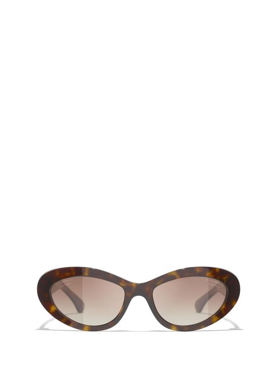 26FW 샤넬 선글라스 CH5538Q C714S9 DARK HAVANA