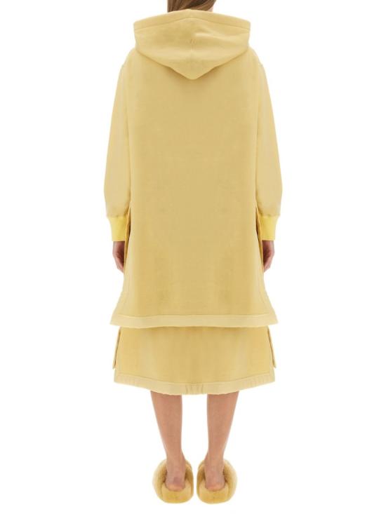  질샌더 후드 티셔츠 J40GU0106 J20080263 Yellow - JIL SANDER