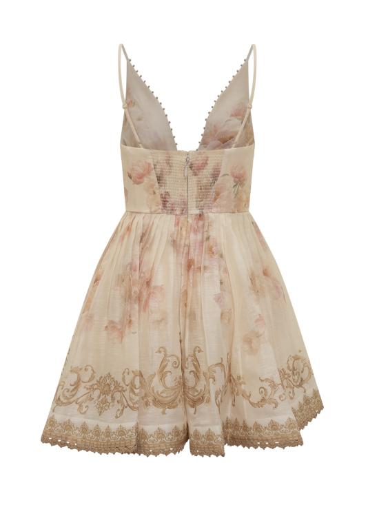 25FW 짐머만 미디 원피스 5302DF251 CPNY CREAM PEONY - ZIMMERMANN