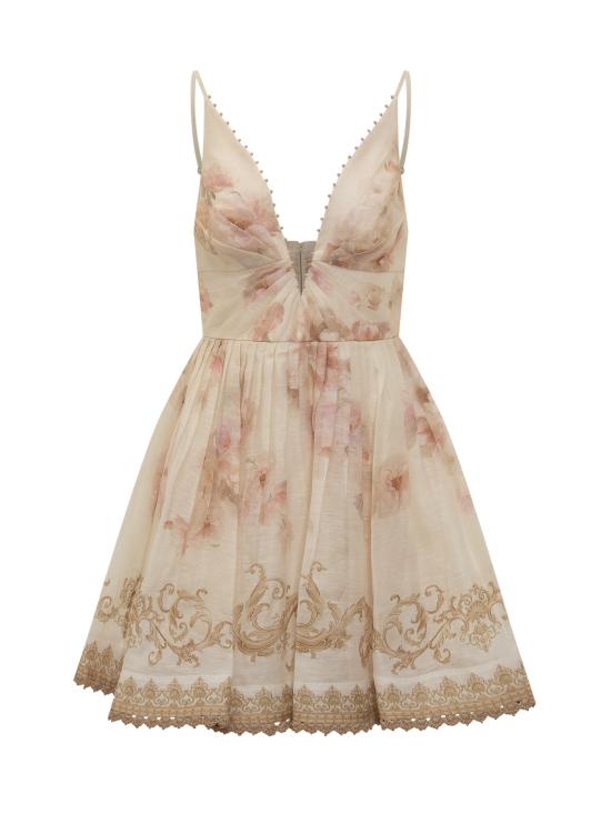 25FW 짐머만 미디 원피스 5302DF251 CPNY CREAM PEONY