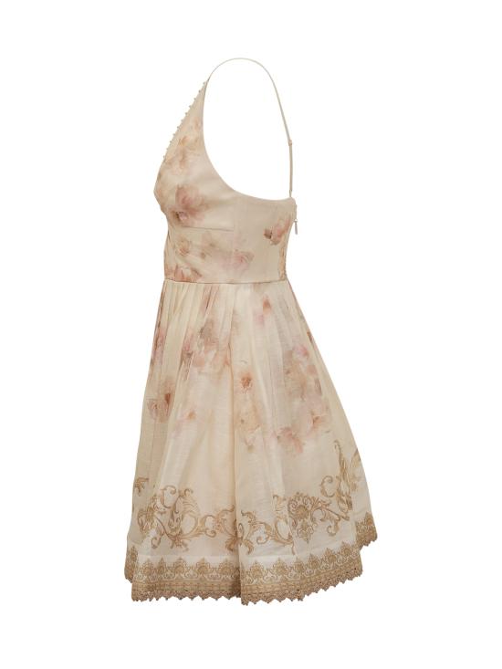 25FW 짐머만 미디 원피스 5302DF251 CPNY CREAM PEONY - ZIMMERMANN