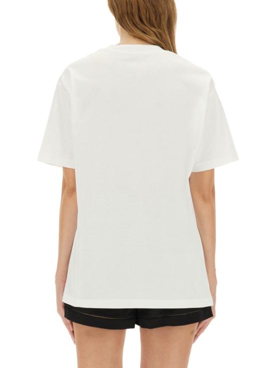 25FW 모스키노 탑 07195441 1001 White - MOSCHINO