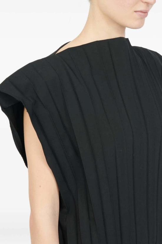  마르지엘라 숏 원피스 메종  플리츠 벨트 미니 드레스 - MAISON MARGIELA