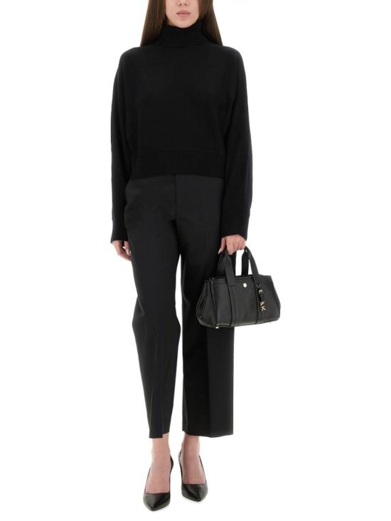 25FW 마이클 코어스 터틀넥 MT5617UF2G 001BLACK Black - MICHAEL KORS