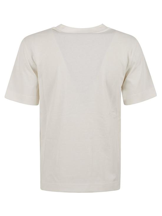 25FW 버버리 크로스 스티치 EKD​ 코튼 여성 반팔티 8110955 B7078 White - BURBERRY